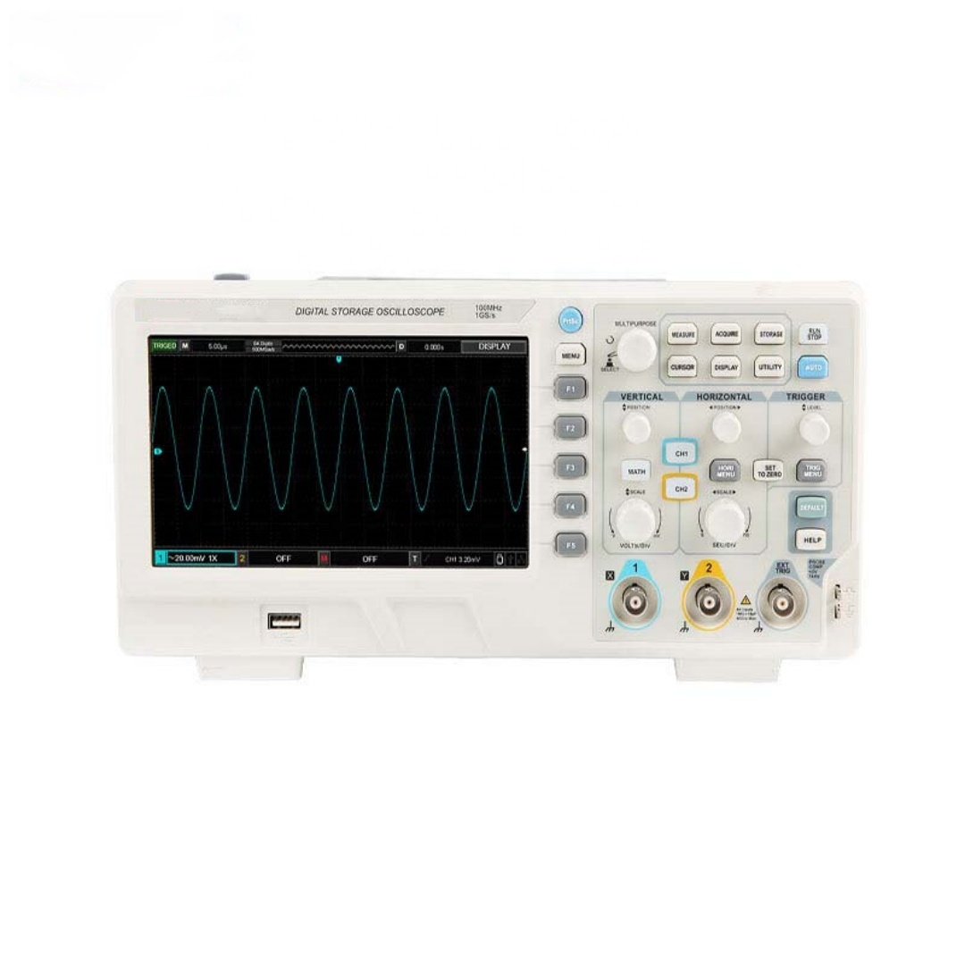 Digital Storage Oscilloscope 100Mhz - جهاز راسم ذبذبات رقمي ثنائي القنوات