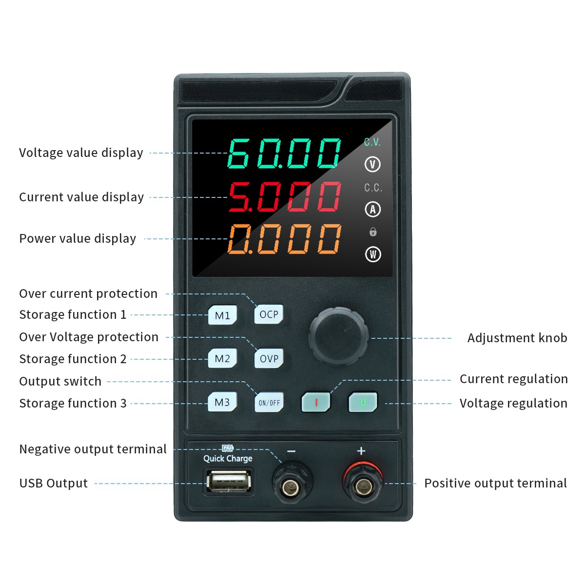 مقعد MYAMI قابل للتعديل مزود ط - مراجعة Programmable Dc Power Supply 30V 10A وسعره
